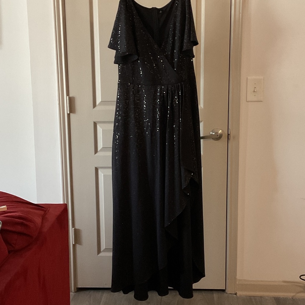 Ever Pretty Black Sequin Evening Dress